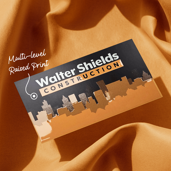 Business Cards – raised UV